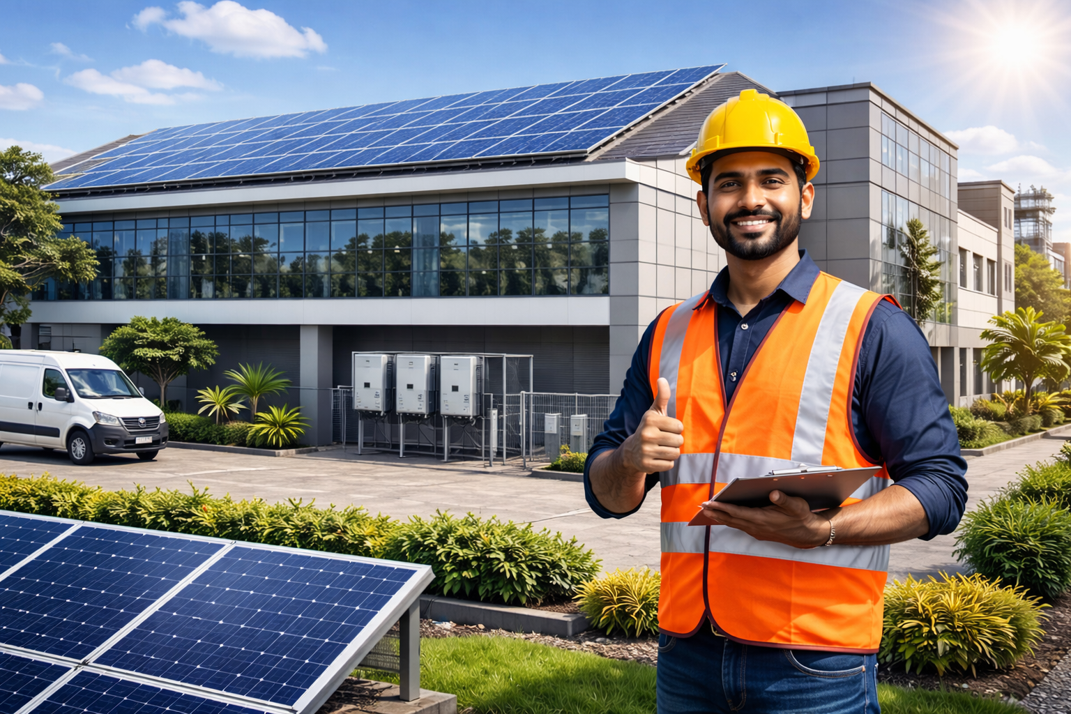 commercial solar installation